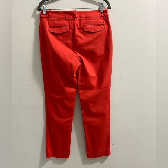 Anne Klein Designer Sz 4 Tailored Cotton Ankle Pants With Hand Pockets EUC - Picture 3 of 14